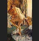 Edgar Degas After the Bath painting